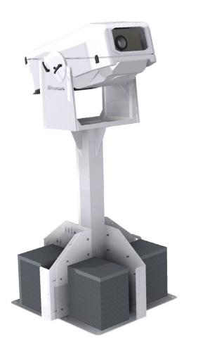 Pie soporte carcasa proyector